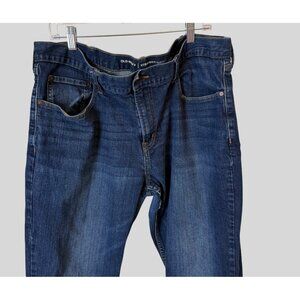 Old Navy Size 40 Mens Straight  Jeans Dark Wash Denim Classic Fit Durable